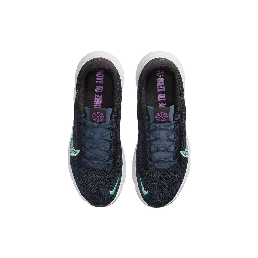 Nike SuperRep Go 3 Flyknit Next Nature WMNS Black Armoury Navy Vivid Purple Green Glow DH3393-002