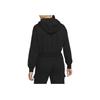 Nike Sportswear Daisy Logo Embroidered Fleece Hoodie Women Tops Black DO7257-010