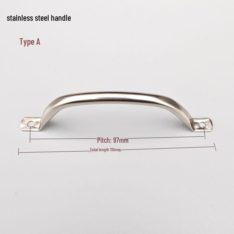

Modern Stainless Steel Arc Tube Handle for Cutting Boards and Cabinets