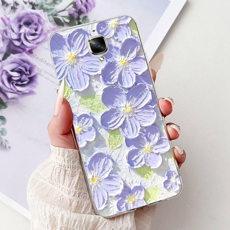 For OnePlus 3T Nord 3 5G Case Butterfly Flower Soft Silicon TPU Phone Cases For One Plus3 3 T Nord3 5G Cover