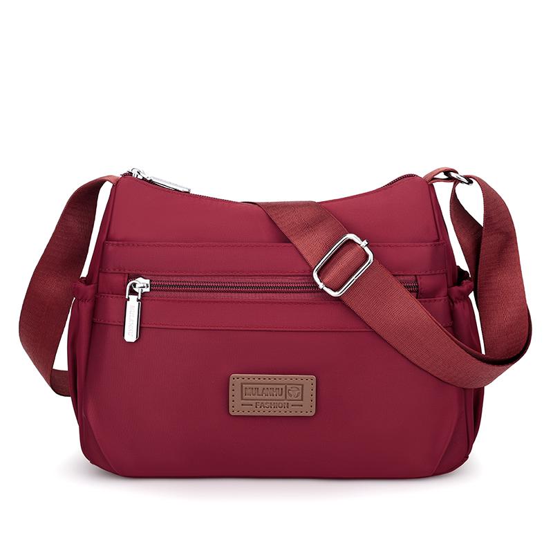 Malá čtvercová taška Mateřská taška Dámská taška Vícevrstvá Lehká Velkokapacitní Taška přes rameno a crossbody