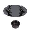 Candlestick Holder Stainless Steel Candle Holder Romantic Candle Stand Candlestick Ornament for