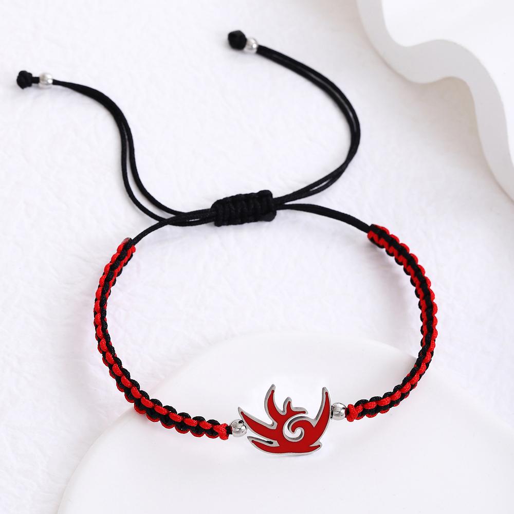 Anime Game Shadow Necklace Bracelets Pin Set for Men Women Stainless Steel Jewelry Charm Pendants Chain Accessories
