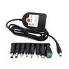 36W Charging Adapter 3-12Volt Adjustable AC100-240V to DC5521 Charger with Interchangeable Tip