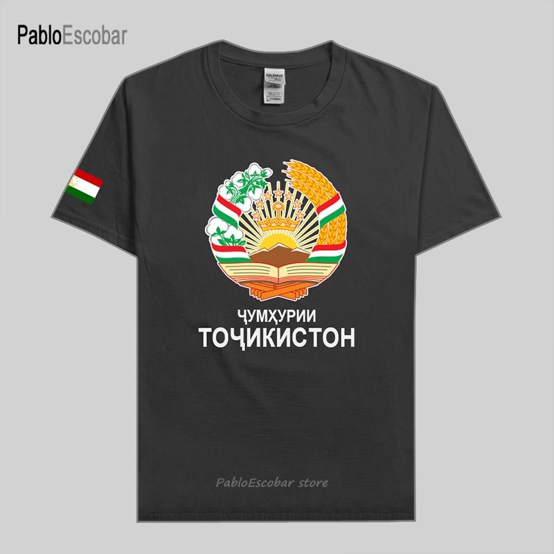 

Tajikistan men t shirt fashion jerseys nation team cotton tshirt gyms clothing country tees sporting Tajik TJ new 4XL