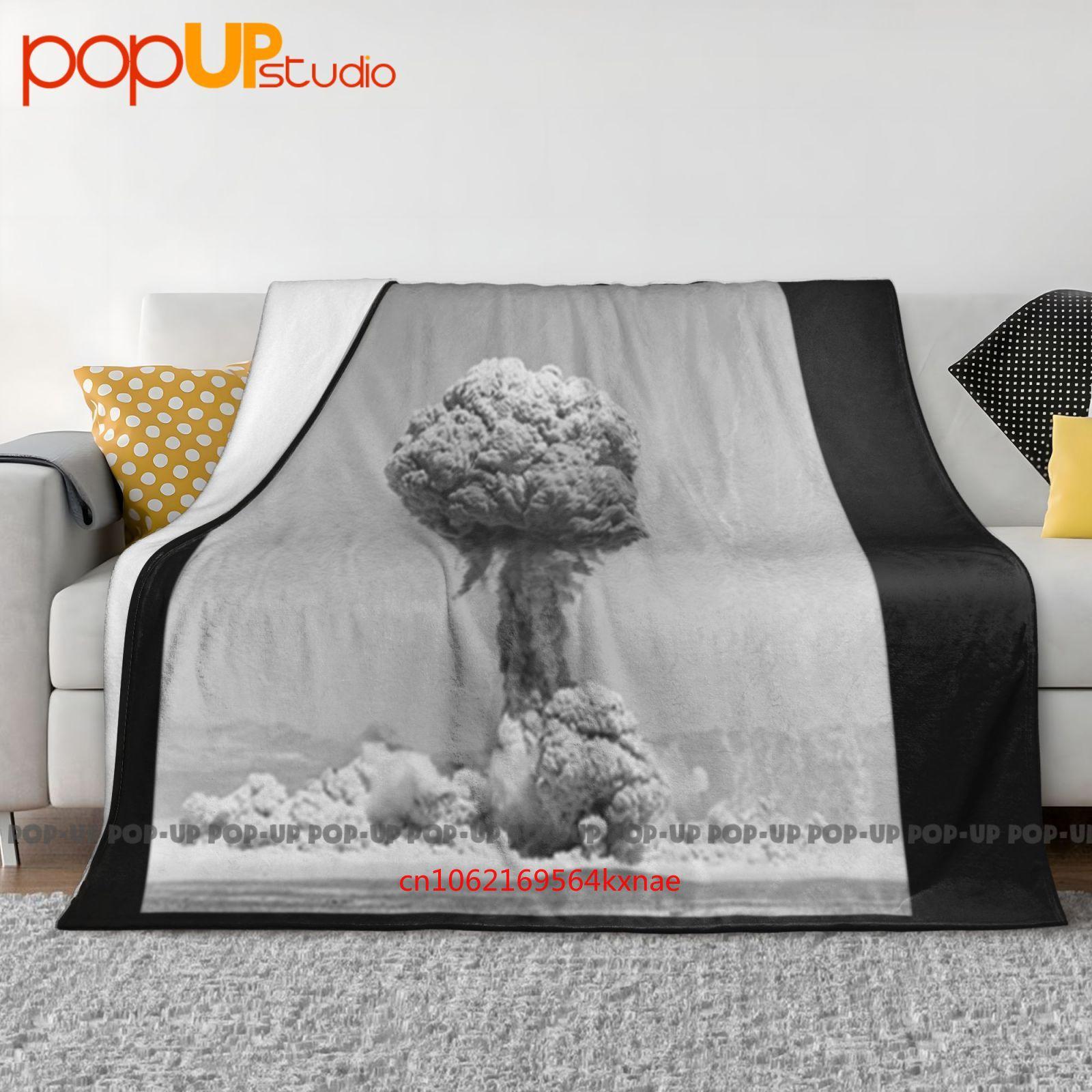 Atomic Bom Test 1948 Nuclear Explosion Ultra-Soft Blanket Quilt Winter Sofa Cover Bed Covers 30x40in