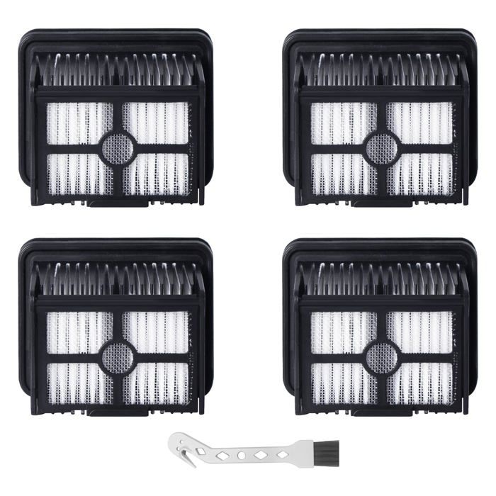 Lot de 4 filtres HEPA pour aspirateur Dreame H12 Pro / H12 Dual / H12 Pro Ultra / H13 Pro / H15 Pro