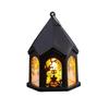 Luminous Witch Skeleton Night Light Mini Candle Wind Lantern Merry Halloween Decor  Ghost Festival