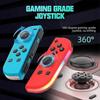 Vilcorn Joy Rgb Led 5.2 Bt Switch L/r Joypad For Nintendo Switch/lite/oled Cons Joystick With Dual Vibration For Pc Yuzu
