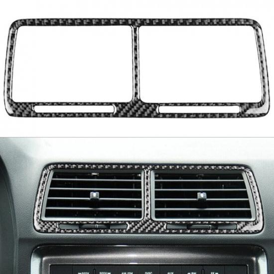 For Dodge Challenger 2008-14 Carbon Fiber Interior Air Vent Set Cover Trim 3 Pcs