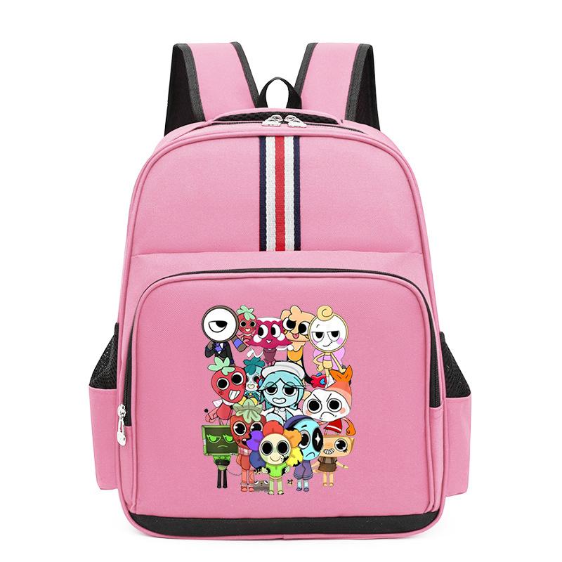 Cartoon Peripheral Trend Children'S Backpack Primary And Secondary School Students Large-Capacity Schoolbag