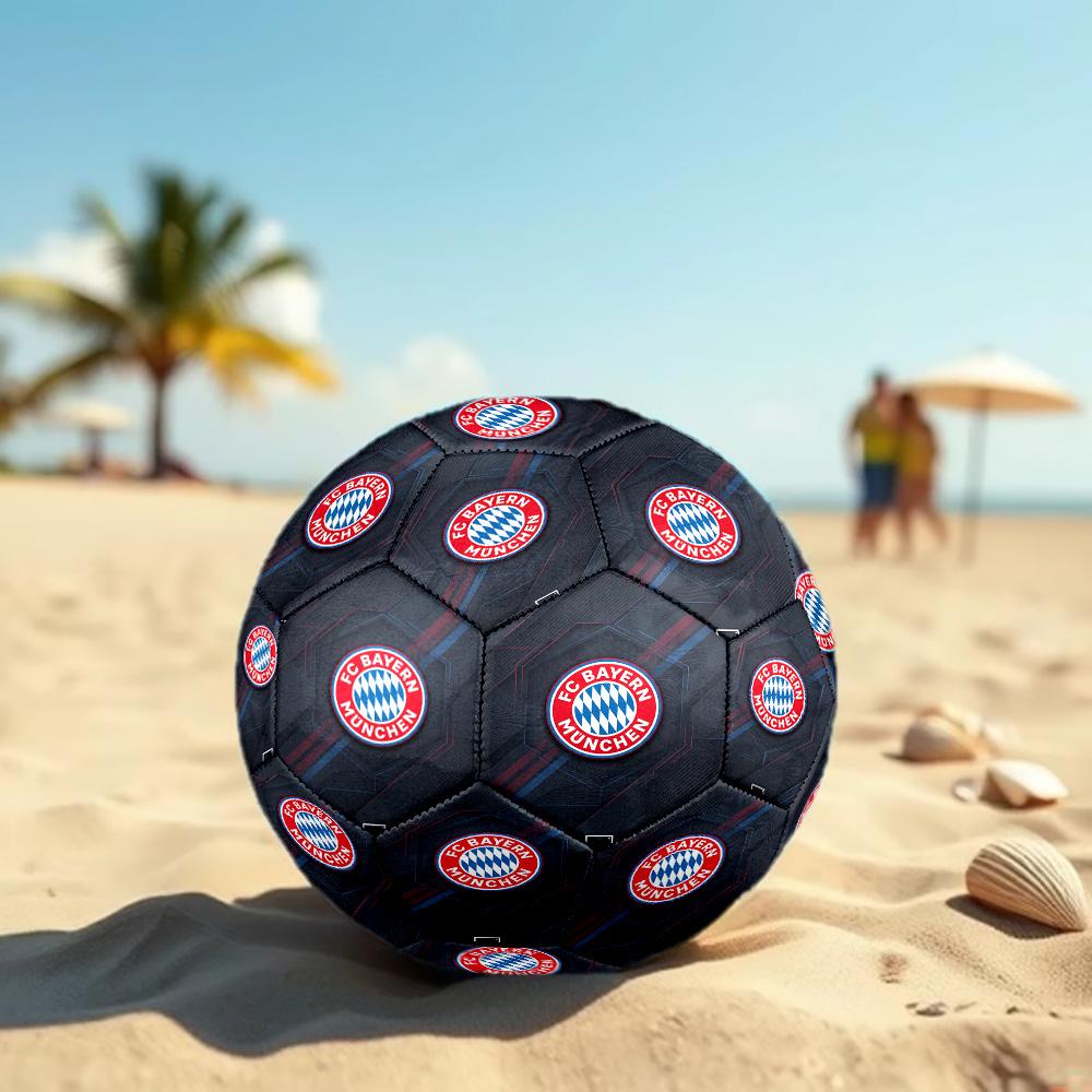 Bayern Monaco Pallone da Calcio Taglia 5 Alta Elasticità Pallone da Calcio Per Competizione All'aperto Allenamento Quotidiano Gioco