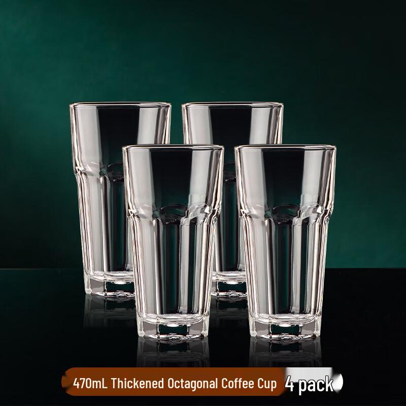 Chaxun Octagonal Heat-Resistant Glass Cups