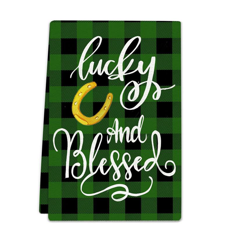 JIT Dropshipping Thanksgiving & Halloween Microfiber Kitchen Towels - Holiday Decorative Dish Towels