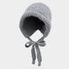 LOOKING4U Plain Two-Way Knit Bonnet Hat In Gray