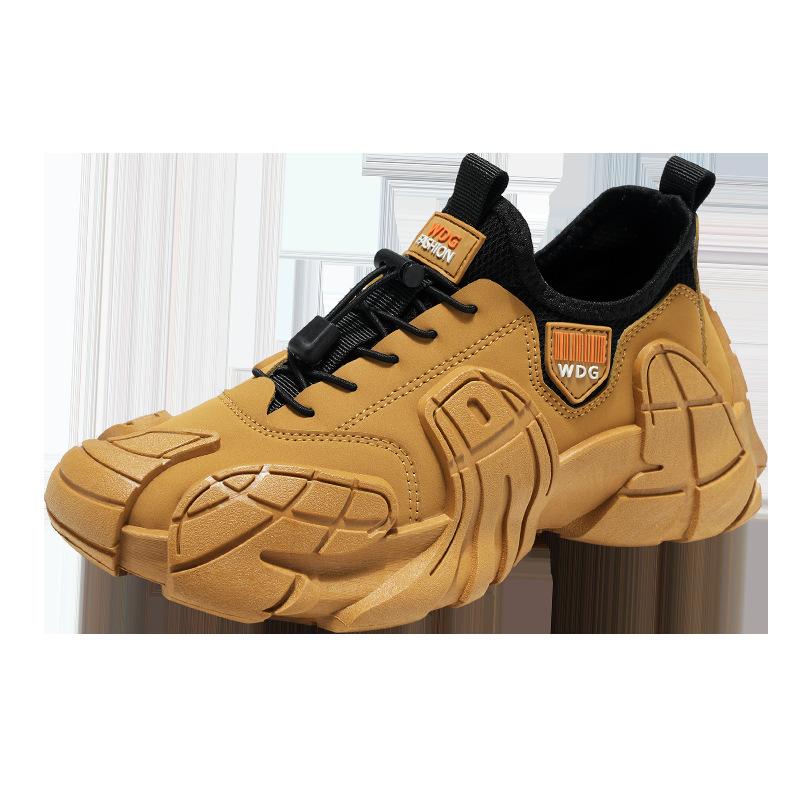 Men's shoes new spring casual sports shoes platform non-slip labor insurance shoes