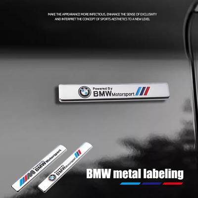 BMW X1 X2 X3 X5 X4 X6 X7 G30 G20 G32 G11 G12 F40 F30 F20 F10 F34 F07 F44 F45 G15 G16 İçin Metal Logolu Dekoratif Oto Sticker