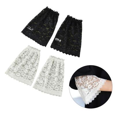 1/2 Pairs Breathable Lace Arm Sleeves For Women And Girls Comfortable Wear Sun Protectors Wrist Cuffs
