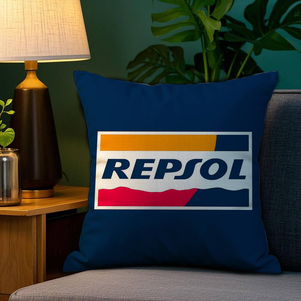 Fashion R-RepsolS Pillow Case Plush Fabric Soft Double Sided Print Home Sofa High Quality Cushion Cover Throw