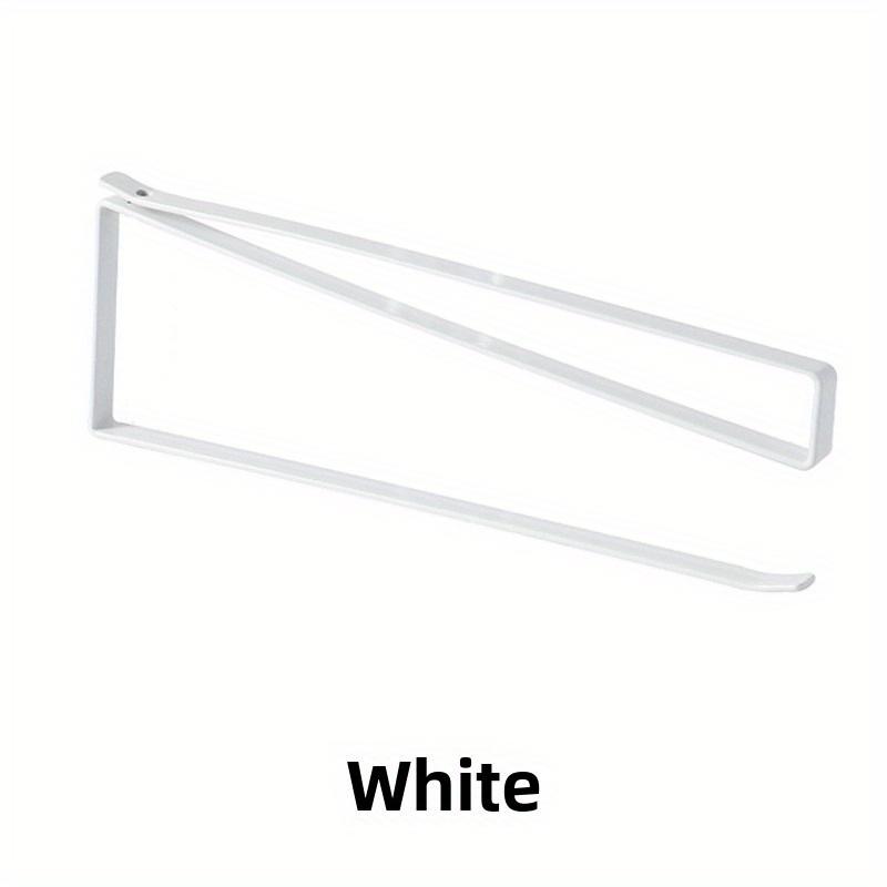 

1Pc kitchen tissue rack without punching cabinet iron roll paper rack for paper, cling film and fabric
