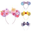 Blingy Minnie Mouse Headbands With Sparkling Glitter For Girls