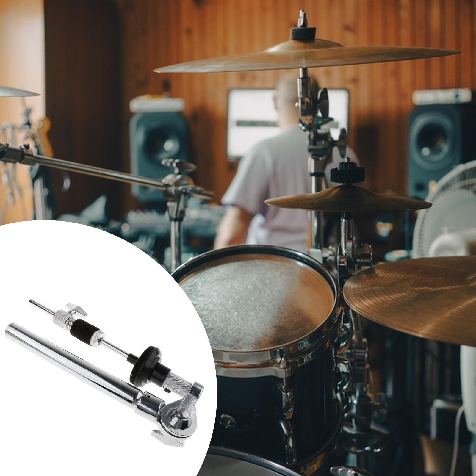 

Cymbal Booming Brake Drum Extension Clamp Holder Metal Sturdy Stable Multi Functional Attachment