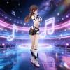 Vibrant Virtual Idol Kira Figure Hyperdimensional Academy Desktop Decor Perfect Birthdays Holidays 1pc for and Articulated Detailed Movable Poseable
