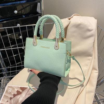 Pokročilá crossbody taška Dámská taška 2023 Nová módní kabelka Texturovaná taška přes rameno Všestranná westernizovaná malá čtvercová taška MIT