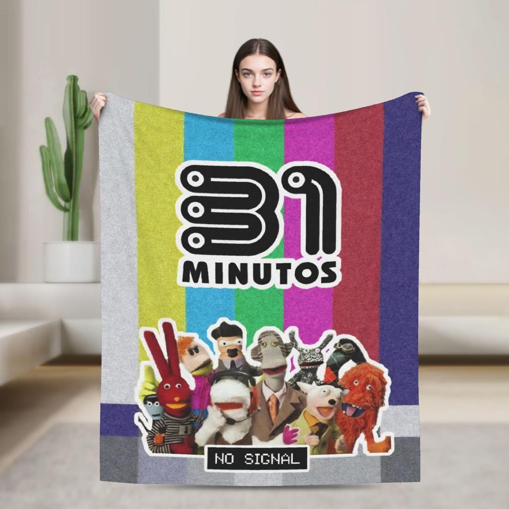 31 Minutos Comedy Blanket Multi-size Soft Fuzzy Plush  Throw Blankets for Couch Sofa and Bed