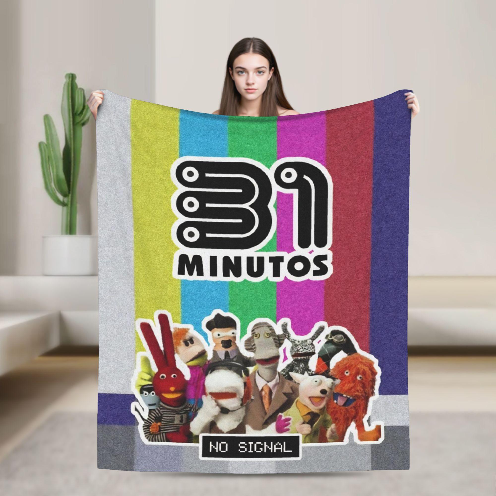 Super Soft 31 Minutos Comedy Throw Blanket Premium Flannel Fleece Lightweight  Bed Blanket Warm Plush Bedspread All Season Use 75x90cm