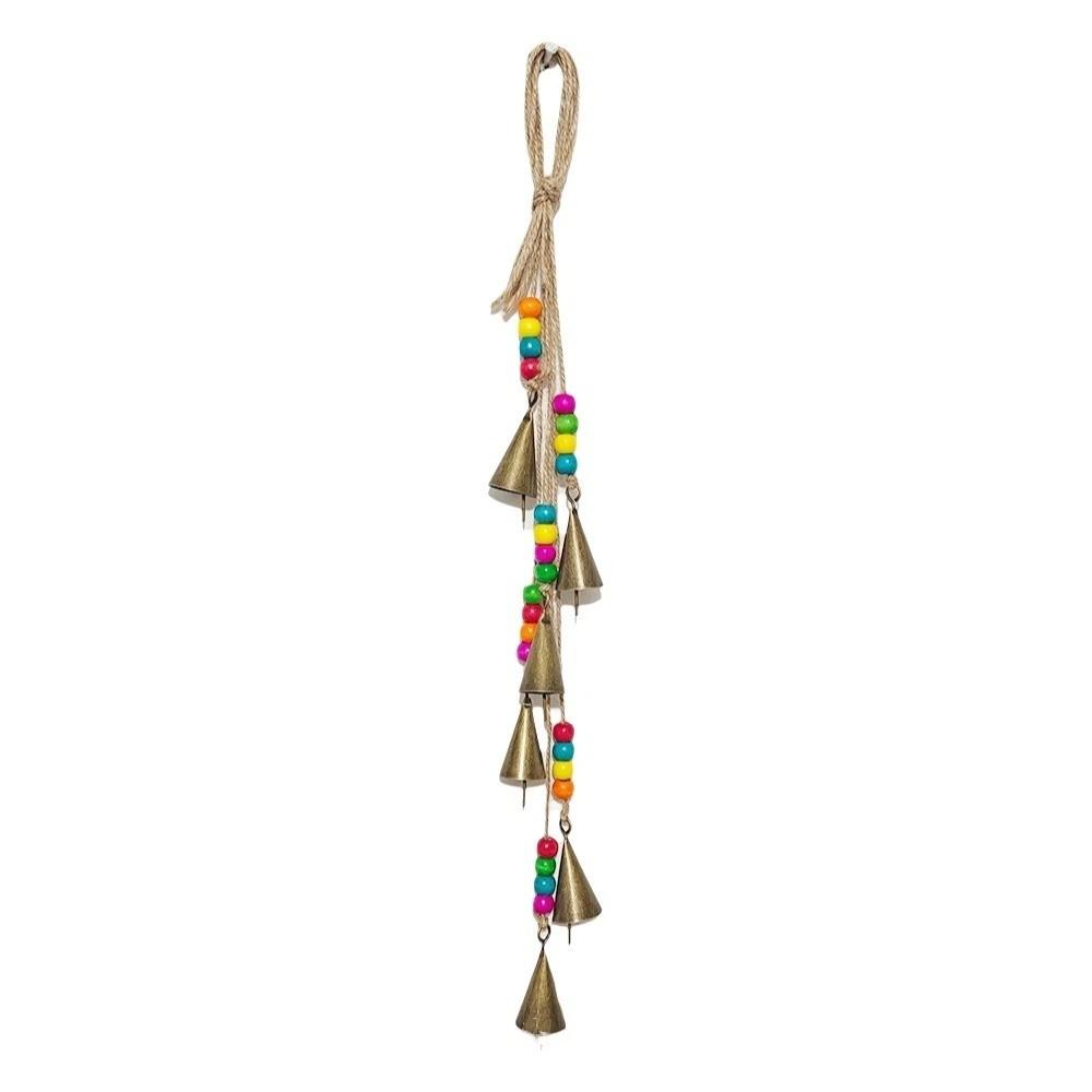 Vintage Bohemia Wind Chime Multicolored Witch Bells Unique Door Hanging Wall Decor
