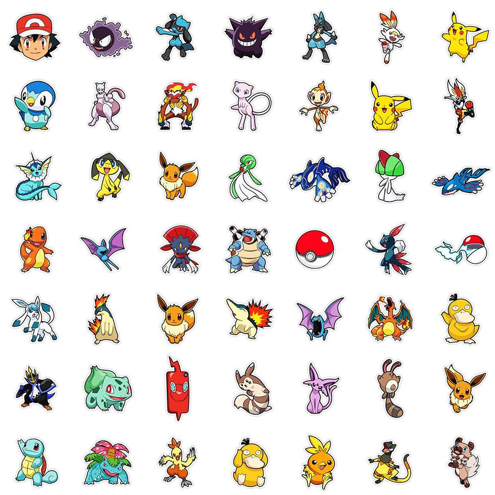 10/30/50pcs Classic Cute Cartoon Stickers Decals DIY Phone Skateboard Luggage Notebook Kawaii Graffiti Sticker Toy GIfts