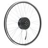 36V 500W Bike Motor Wheel Kit Bike Modified Brushless Toothed Motor Kit Front Drive Kit with LCD3 Panel Configuration