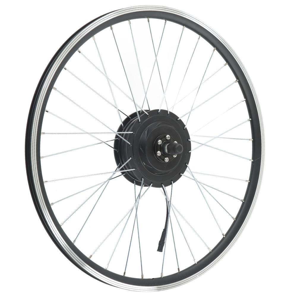 36V 500W Bike Motor Wheel Kit Bike Modified Brushless Toothed Motor Kit Front Drive Kit with LCD3 Panel Configuration