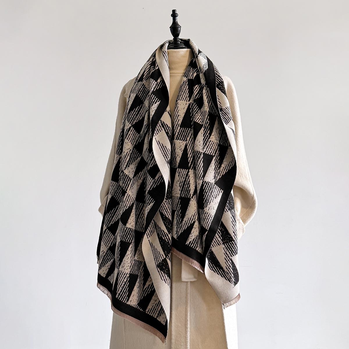 

Зимний кашемировый шарф для женщин, шаль, накидка, женский роскошный бренд, одеяло, теплая буфанда, пашмина, эшарп, Femme Love, толстое пончо