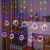 Christmas Led Decorative Lights Strip Star Curtain Lights Christmas Tree Lights String Festival Atmosphere Lights For Room Garde