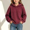 Boys Girls Christmas Print Sweatshirt, Long Sleeve Stand Collar Pullover for Fall Winter