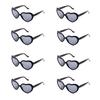 Lovatfirs 8 Pack Heart Sunglasses for Party Travel Women Men A total of 16 colors are available