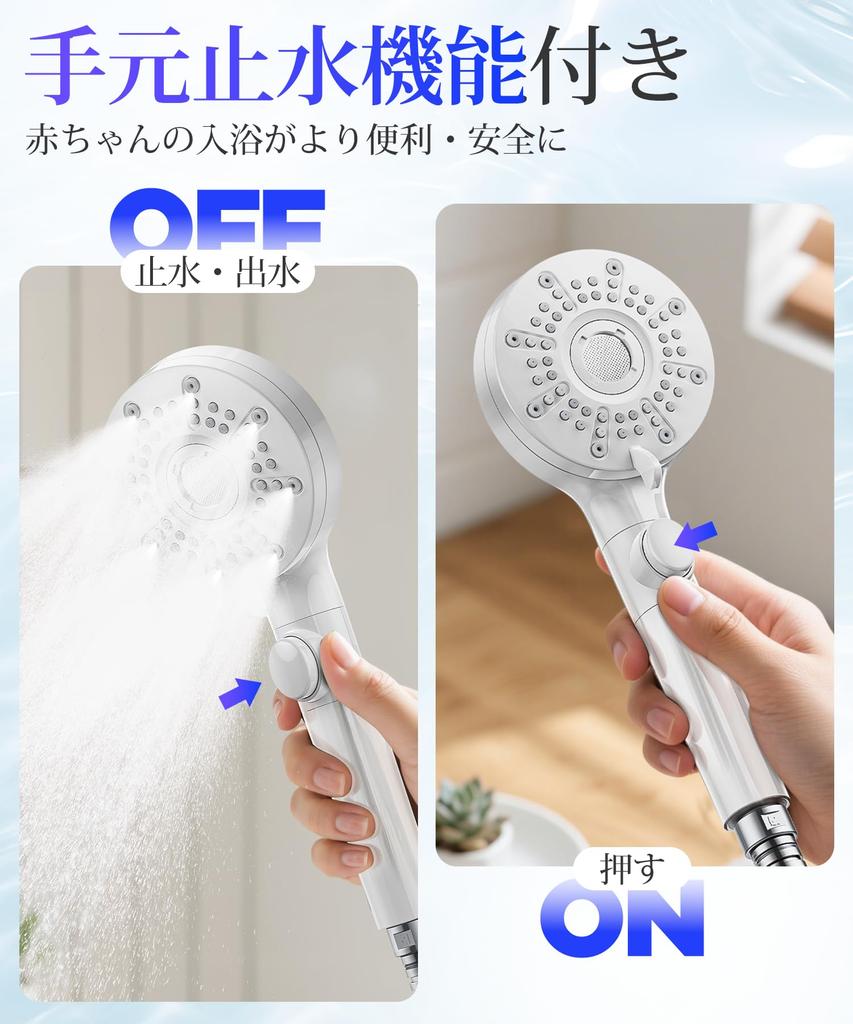 Cap de duș cu bule Flux puternic de apă Bule crescute Apă Pori păr 5 Piele Îndepărtează pori Presiune înaltă a apei Micro-Nano [Nano SPA, Presiune,