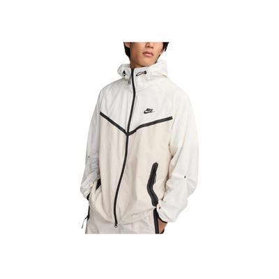 Woven Tech Futura Lockere Kapuzenjacke mit langen Ärmeln Herrenjacken Hell-Goldbraun HM7151-104