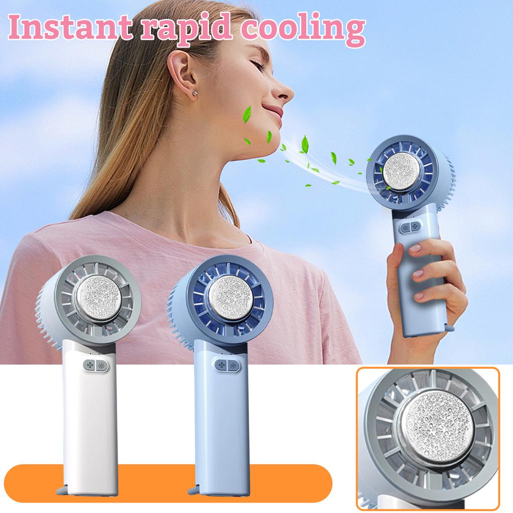 Portable Handheld Mini Fan with Semiconductor Cooling Technology USB Rechargeable Personal Air Conditioner for Outdoor and Indoor Use