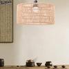 Paper Rope Lampshade Chandelier Shade Bulb Guard Woven Pendant Lampshade For Restaurant Teahouse Living Room