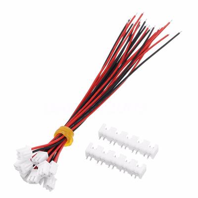 YH 10 Zestawów 2-pinowy 2,54 mm Złącze Wtykowe JST XH Przewody Elektryczne 24AWG o Długości 150 mm