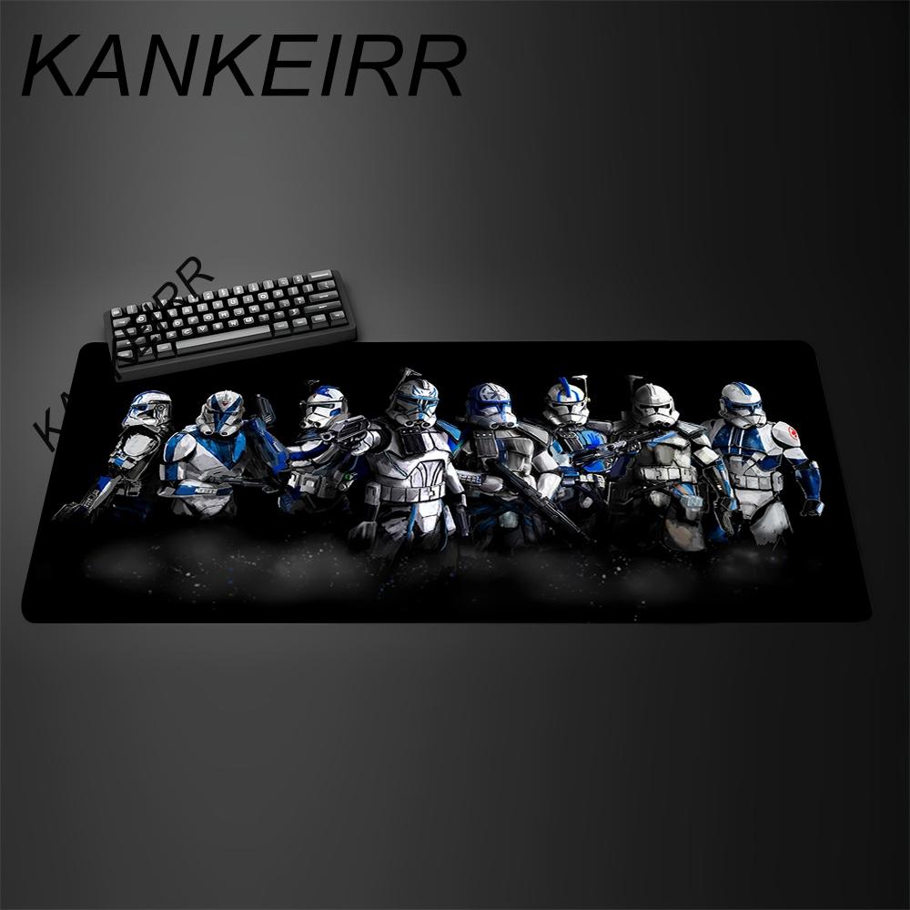 Large PC Gaming Nonslip Mouse Pad xmm Lock Edge Keyboard Mouse Mat Gamer Rubber Antislip Base Desk Mat Star Wars Mousepad