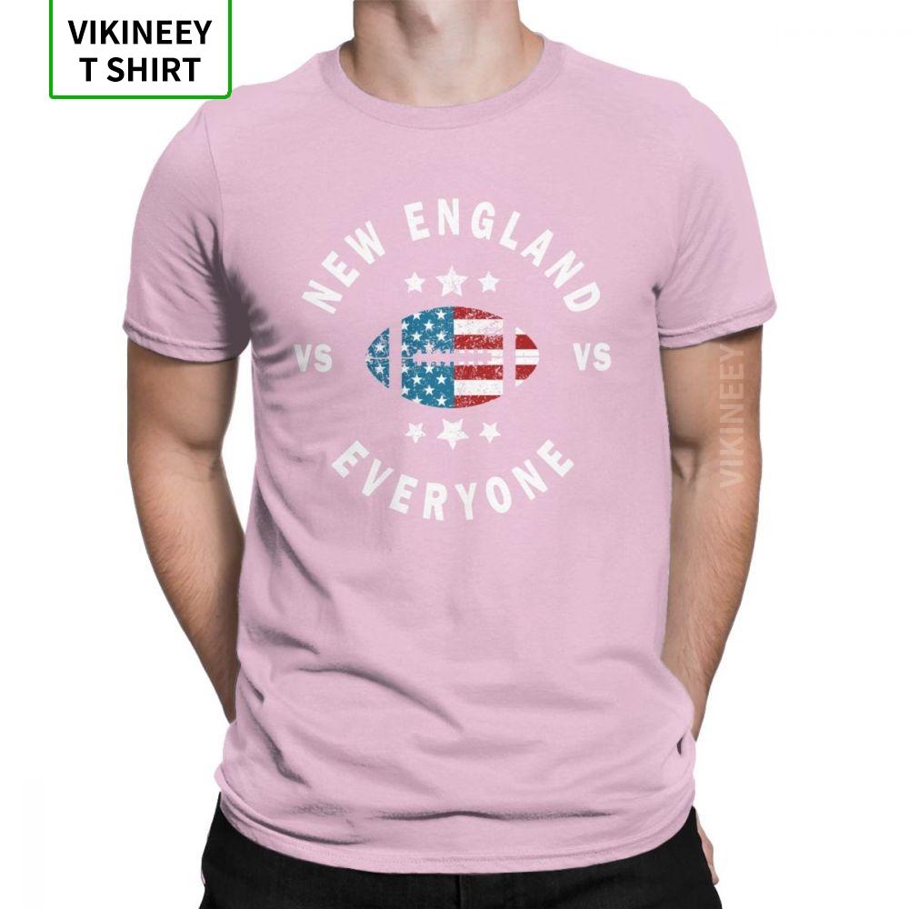 Unisexs T Shirts Funny Distressed New England Vs Everyone Amazing Fans Patriots Tees Crew Neck Clothing Cotton Summer Tshirt