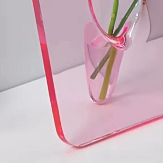 Vază de Flori Acrilic Transparent Jardineră Geometrică Modernă pentru Hidroponie Decor Acasă Birou Suport Floral Decorativ Centru de Masă Nuntă