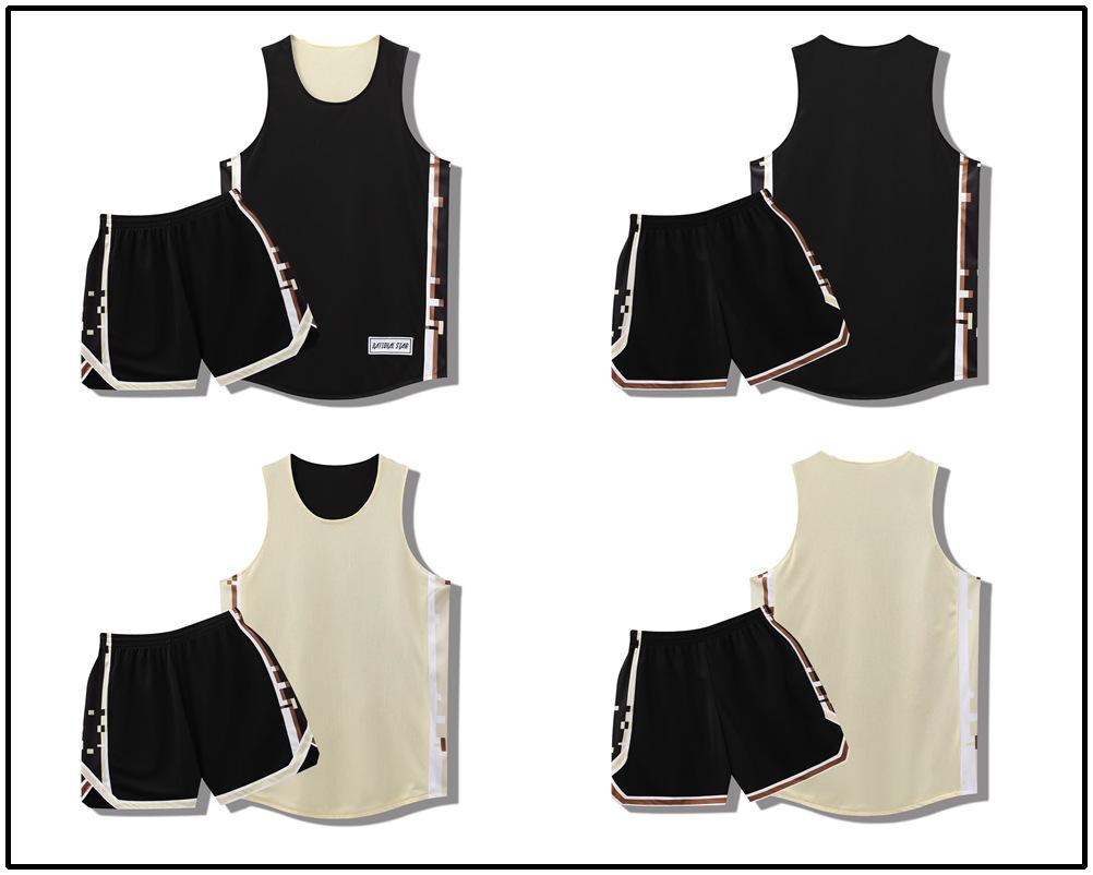 

326 American Double-Sided Basketball Jersey Suit Men S And Women S League Jerseys And Shorts Summer Training Competition Training Adult M-6Xl M/155