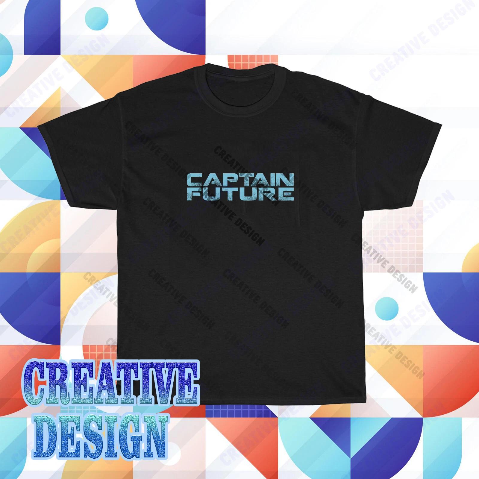 New Captain Future Japan Retro Cartoon TV Show Logo T-Shirt Funny Size S to 5XL 4XL