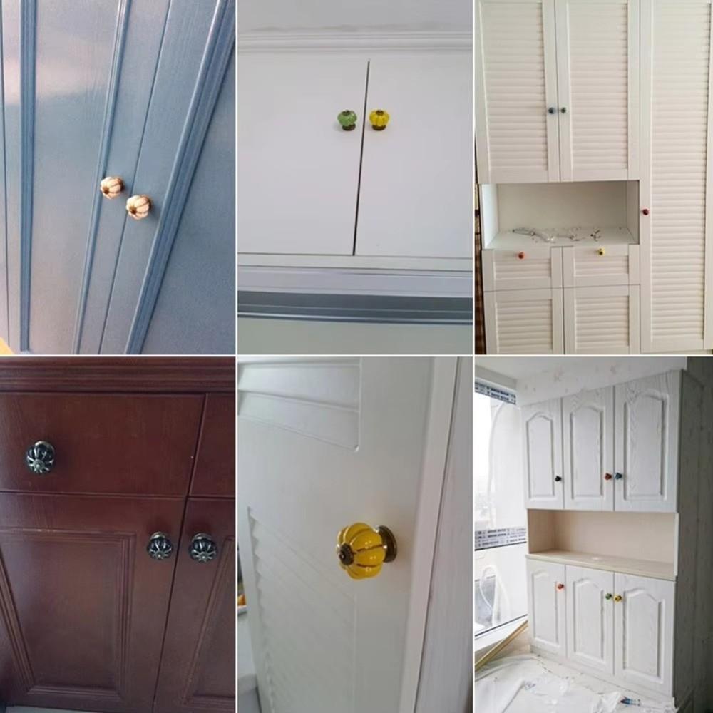 Colorful Drawer Pulls Single Hole Furniture Handles New Door Knobs  Kitchen Cabinets