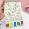 New K-Pop Demon Hunters Cartoon Watercolor Coloring Book DIY Painting Book Set Toy for Children Girls